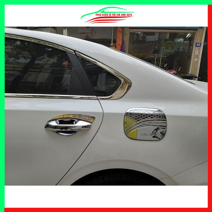 Ốp nắp xăng Cerato 2019-2023 mạ crom bảo vệ chống trầy trang trí ô tô