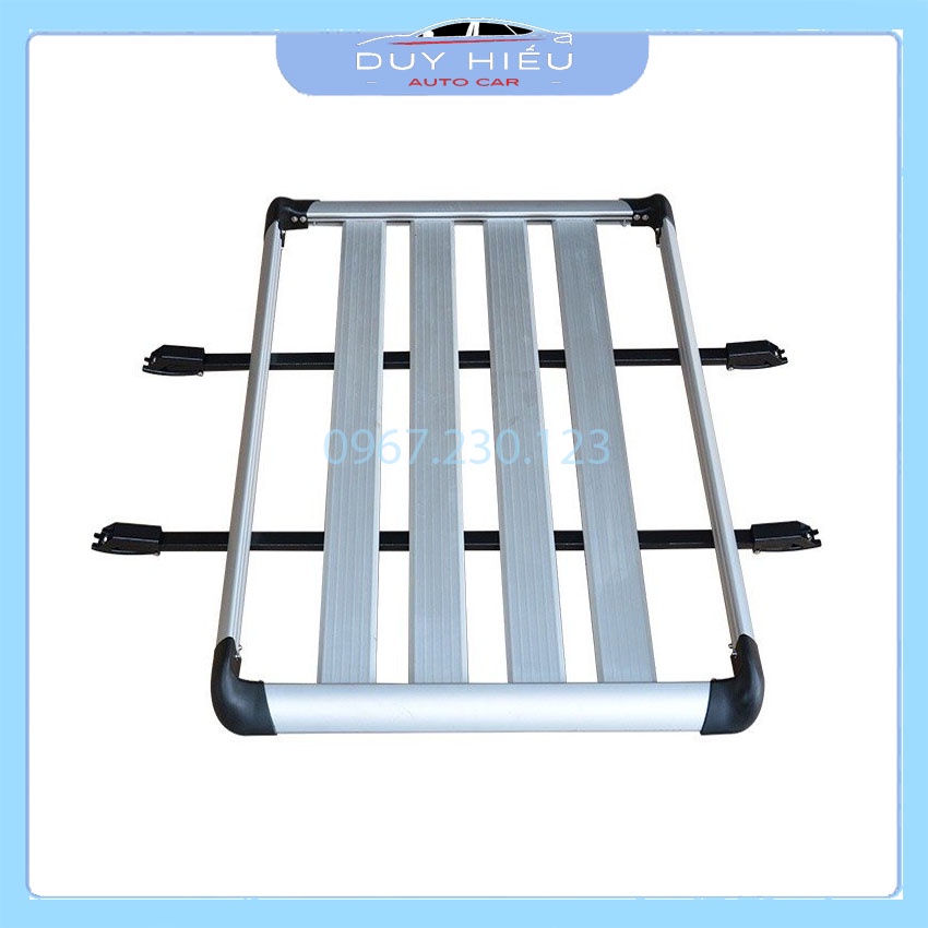 Baga Nóc Ô TÔ Chở Hàng Giá Nóc Xe Ô TÔ Vuông 5 Chỗ Hợp Kim Nhôm Chịu Lực