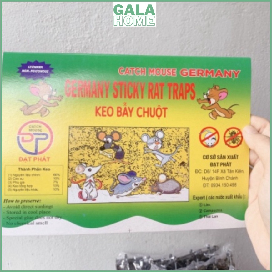 Keo dính chuột Siêu Dính Miếng keo dán chuột GALA HOME