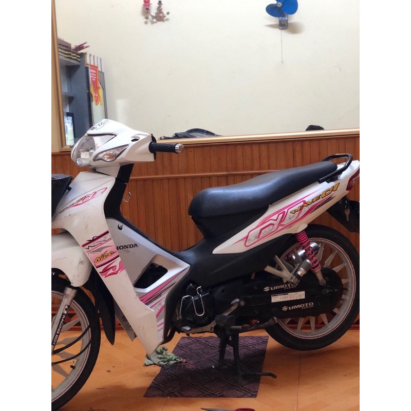 Tem xe Wave 110cc Mẫu Hồng Trắng V1