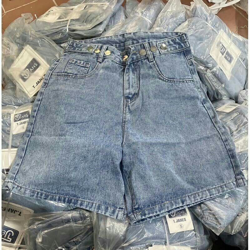Quần Ngố Bò Hai Tai ,Quần Jeans Ngố Nữ Chất Xịn Cực