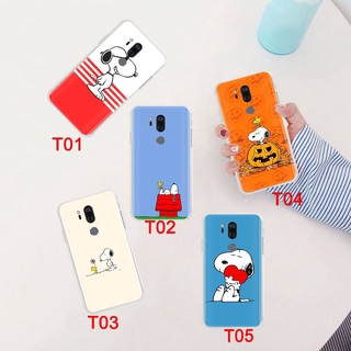 Ốp Lưng Mềm Trong Suốt In Hình Snoopy Cho Lg G5 G6 G7 G8 Thinq Q V20 V30 V30S V35 V40 78gt
