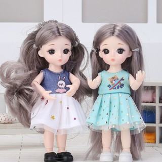 Búp bê Barbie 8 khớp 13 khớp nối kích thước 17cm