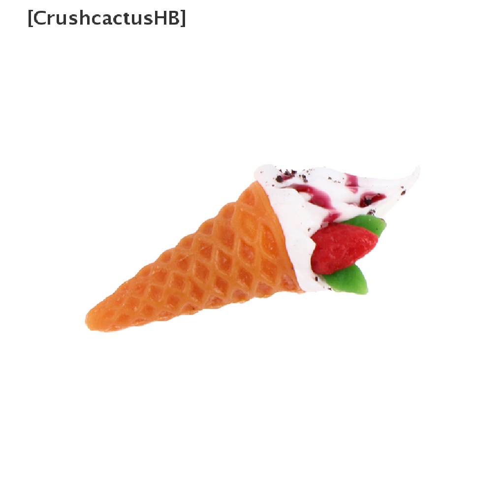 [CrushcactusHB] DollHouse food and play scene miniature toy model simulation ice cream Mini cone Hot Sell