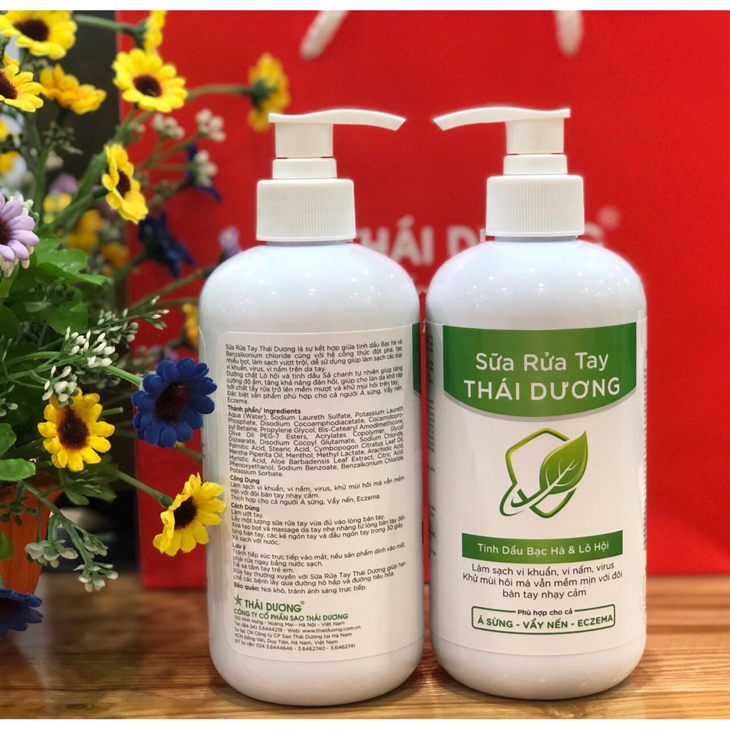 SỮA RỬA TAY THÁI DƯƠNG ( rửa tay ướt)