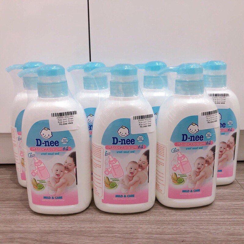 Nước rửa bình Dnee dạng chai 500ml( tem Đại Thịnh)