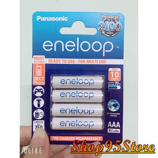 Vỉ 4 viên Pin sạc AAA Eneloop 800mAh sạc tới 2100 lần