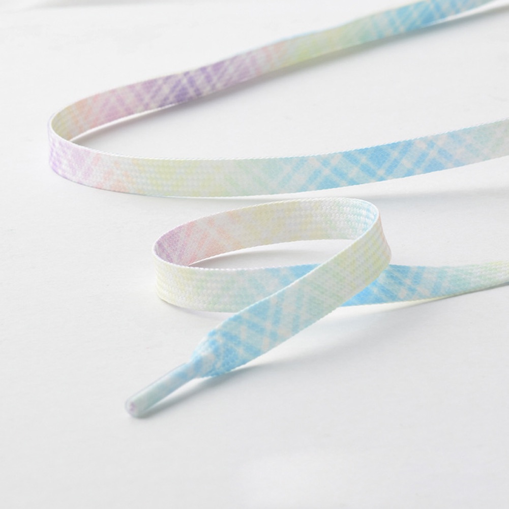 Dây Buộc Giày Họa Tiết Caro Nhiều Màu Sắc Xinh Xắn