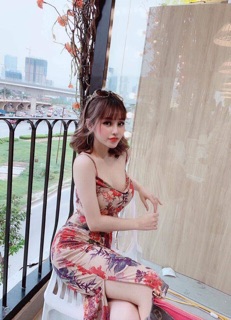 Váy 2 dây cổ đổ cực gợi cảm(6)