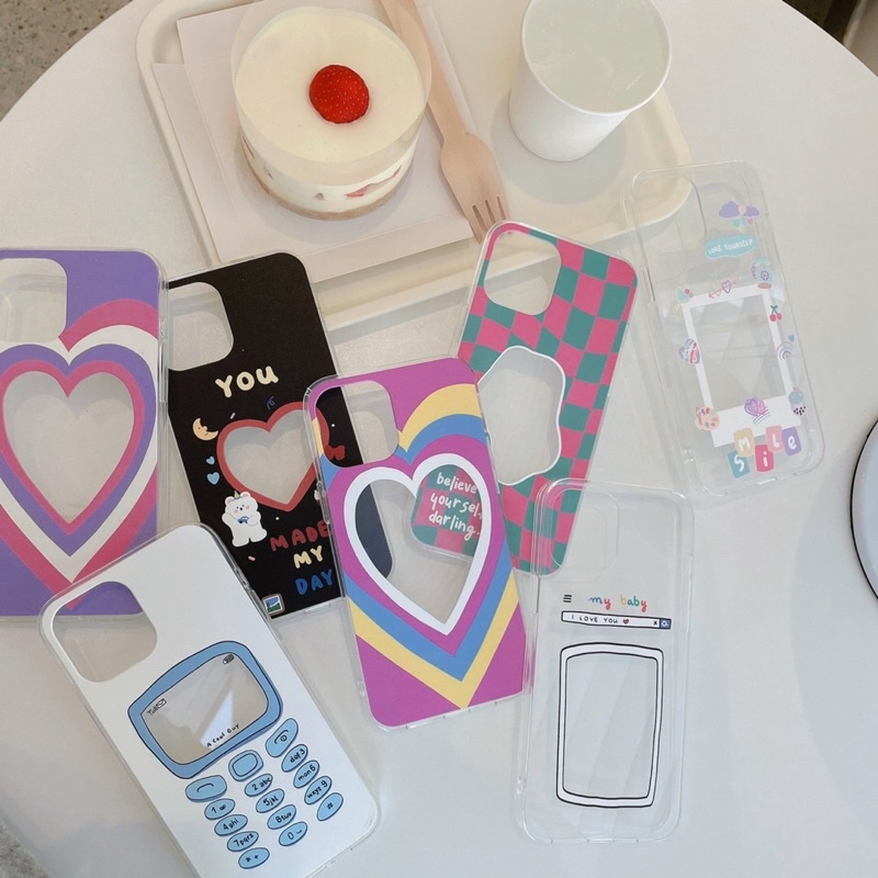 ỐP LƯNG IPHONE FULL VIỀN KHUNG ĐỰNG ẢNH