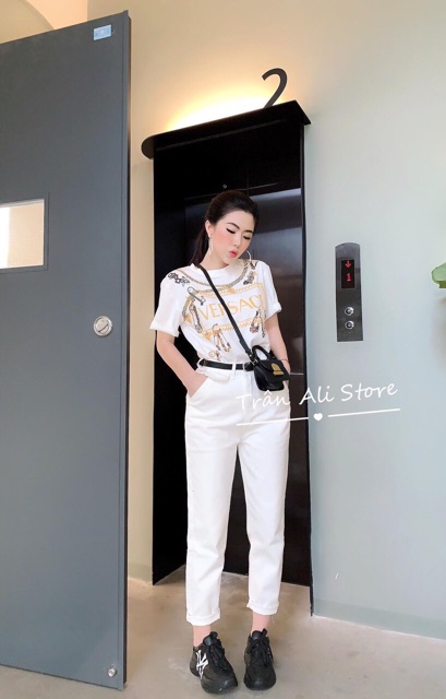 Quần baggy kaki 1 túi đắp- hình thật