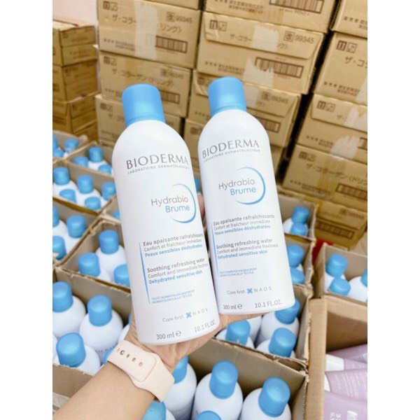 Xịt khoáng B.i.o.d.e.r.ma Hydra Brume 300ml cấp nước tức thời, an toàn cho làn da nhạy cảm