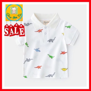 ÁO THUN POLO KHỦNG LONG BÉ TRAI