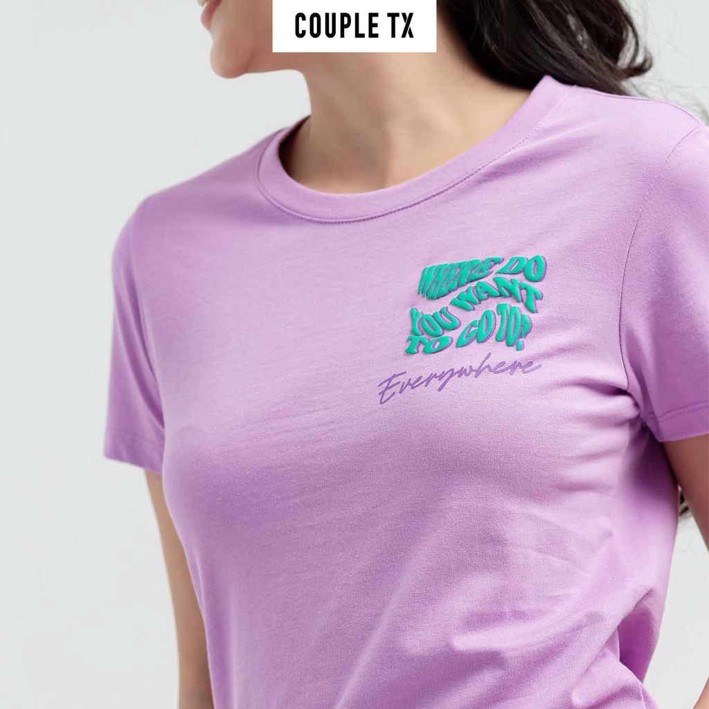 Áo Thun Nữ Form Slim In EveryWhere WTS 2204