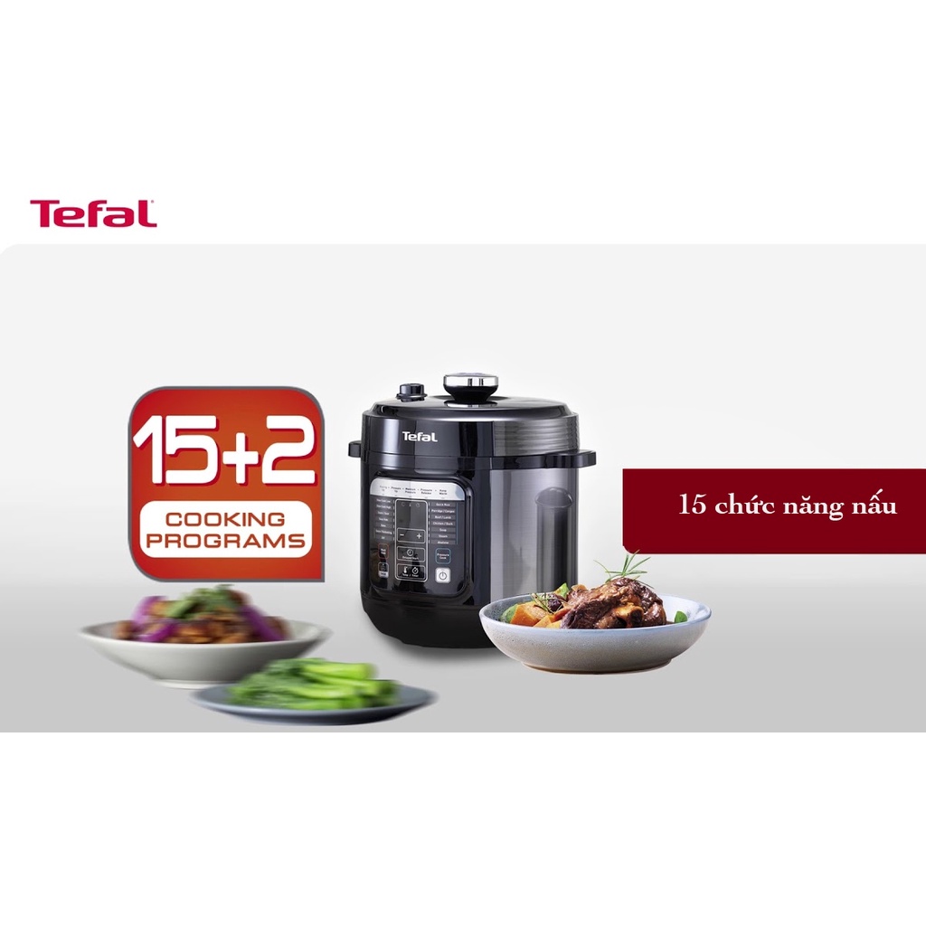 Nồi Áp Suất Điện Đa Năng Thương Hiệu Pháp Tefal Home Chef – 6L – Bảo Hành 24 Tháng