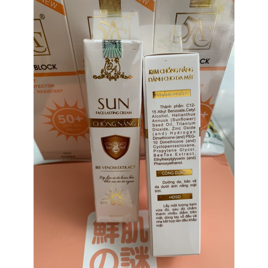 Kem Chống Nắng Sun Collagen X3 Chiết Xuất Từ Nọc Ong