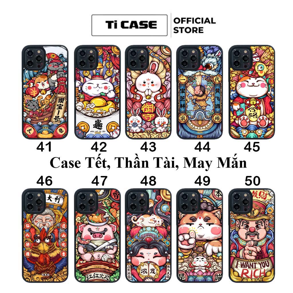 Ốp Lưng Tết, Thần Tài, May Mắn iP