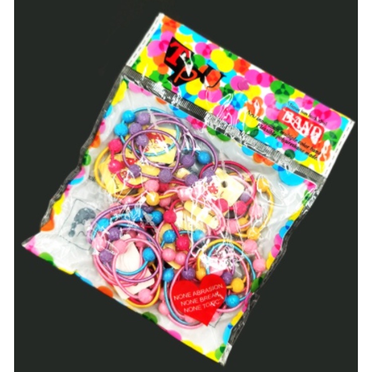 Bộ 50 dây cột cho bé nhiều màu dễ thương