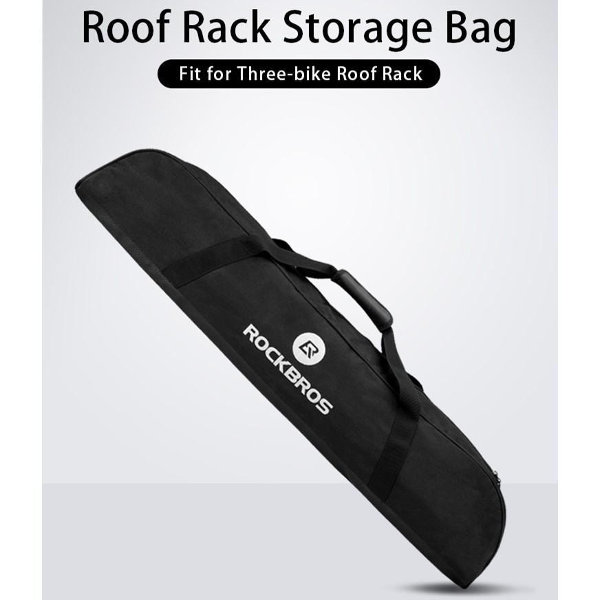 Rockbros Túi Đựng Đồ Dùng Chống Thấm Nước Dung Tích 45L Bằng PVC Màu Đen Tiện Dụng Cho Xe Đạp