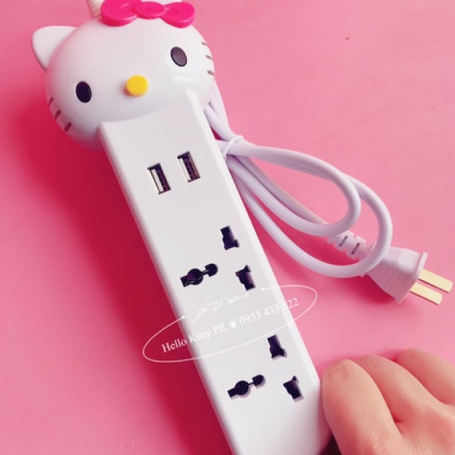 Ổ CẮM ĐIỆN 3D HELLO KITTY