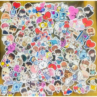 Sticker BTS bóc dán 10-50 cái sticker kpop BTS có đề can bóc dán mẫu khác nhau