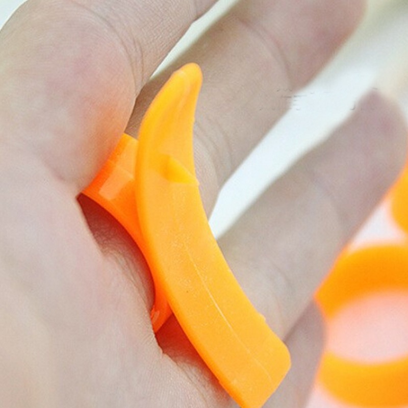 Dụng cụ gọt vỏ cam bằng nhựa Zesters Chanh Bưởi Trái cây Cắt lát Mở Dụng cụ nhà bếp Màu sắc ngẫu nhiên