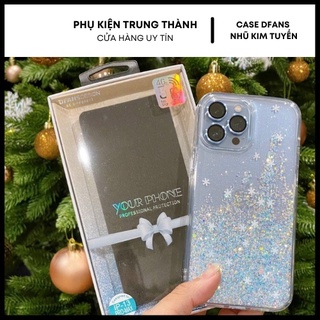 Ốp DFANS nhũ kim tuyến iPhone 13 Series