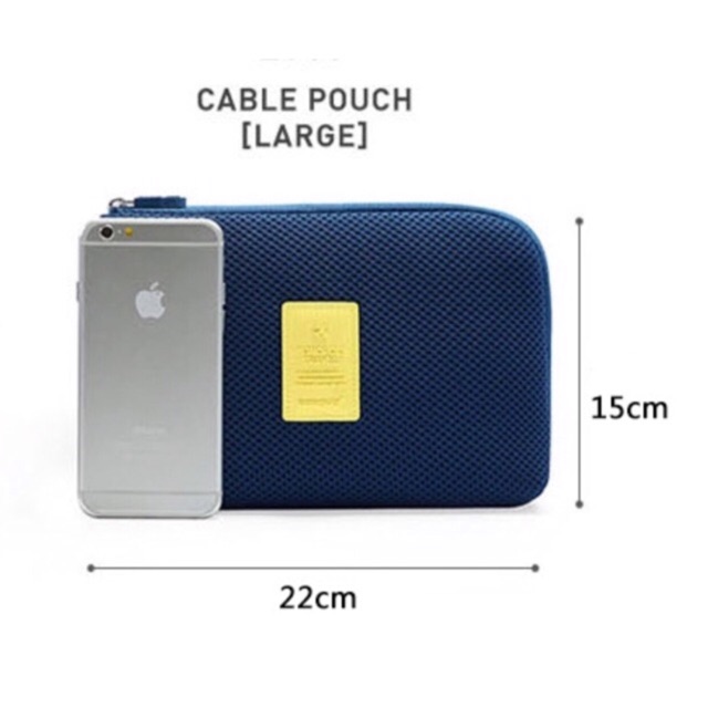 TÚI CHỐNG SỐC DU LỊCH CHO ĐIỆN THOẠI MÁY ẢNH VÀ CÁC VẬT DỤNG DỄ VỠ CABLE POUCH Nhiều Màu