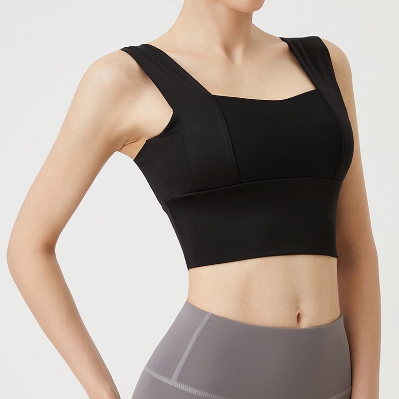 Áo Bra Nữ Tập Gym Yoga Croptop 2 Dây Bản To Nâng Có mút Ngực Thể Thao LUHAZO T3 MTKWX TK3T301