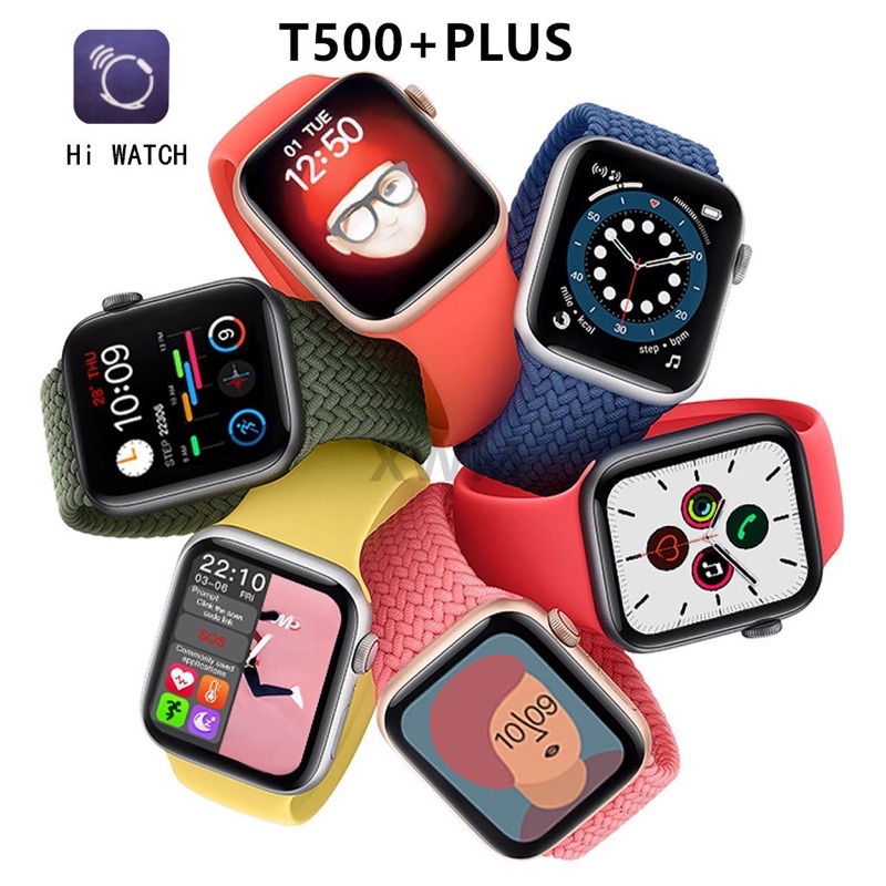 Đồng hồ T500+Plus bản chuẩn Hiwatch 10 trò chơi cảm ứng siêu nhạy, nghe gọi tiện lợi