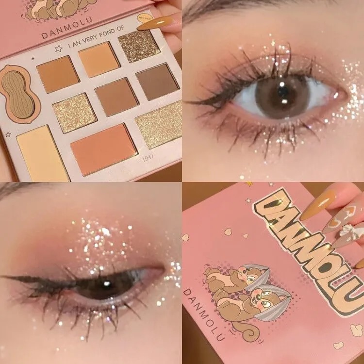 [Hàng mới về] Bảng phấn mắt 10 màu ánh nhũ ngọc trai nhung mịn thời trang sành điệu | BigBuy360 - bigbuy360.vn