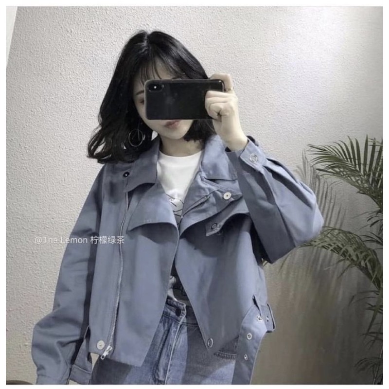 Áo Khoác Biker Jacket THE LEMON