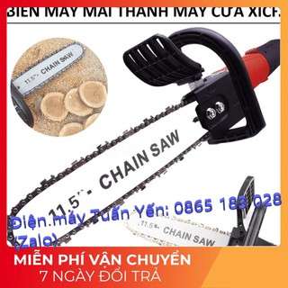 Lam xích lưỡi cưa gắn máy mài máy cắt, tra dầu tự động Chain Saw 11.5