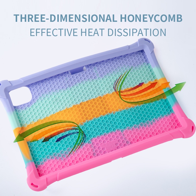 Ốp Máy Tính Bảng Bằng Silicon Mềm Có Giá Đỡ Cho Samsung Galaxy Tab S8 S7 11'' 2022 X700 T870