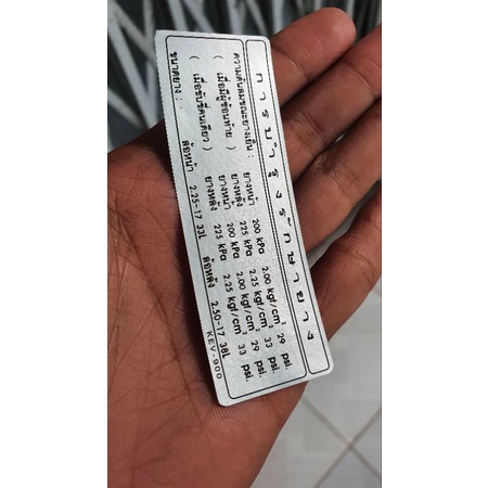 Tem hộp xích trên xe WAVE THÁI 110