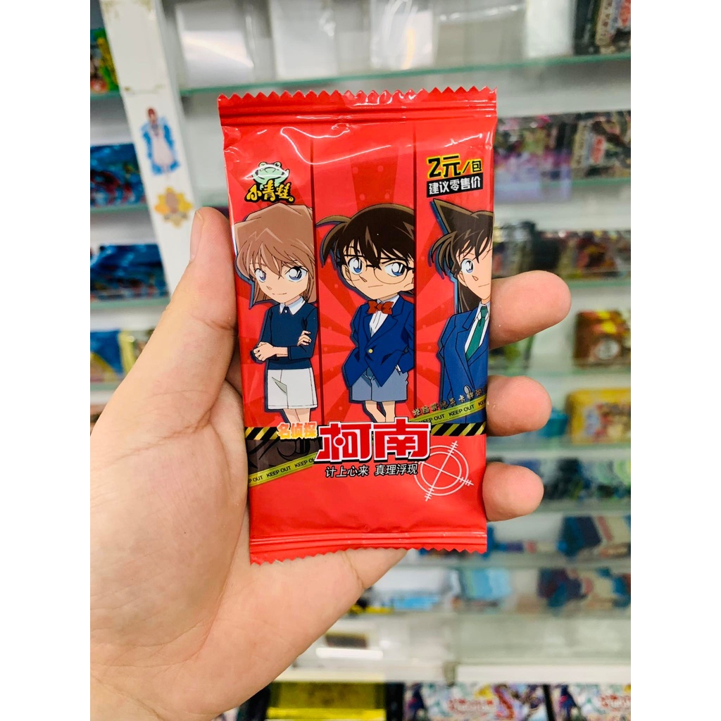 [ Vũ Trí Ba ] [Mua 10 tặng 1] Set 5 ảnh thẻ nhân phẩm Anime conan ngẫu nhiên chibi xinh xắn