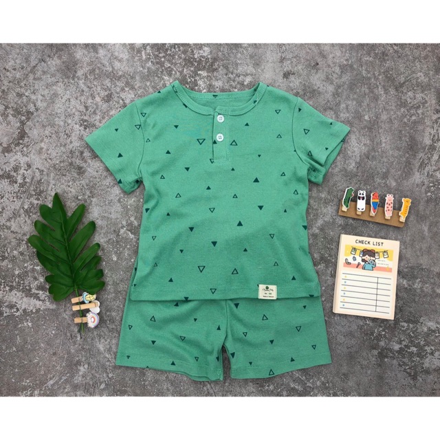 Bộ sơ sinh cotton mềm mịn, thoáng mát size 3m đến 36m. Thương hiệu Litibaby. Hàng Việt Nam xuất khẩu