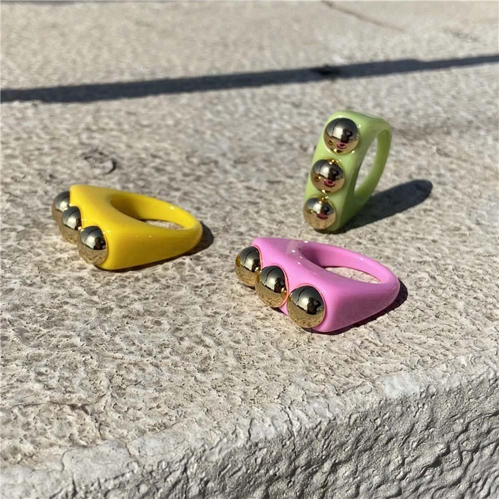 Nhẫn Đính Hạt Kim Loại Phong Cách Hip Hop Thời Trang