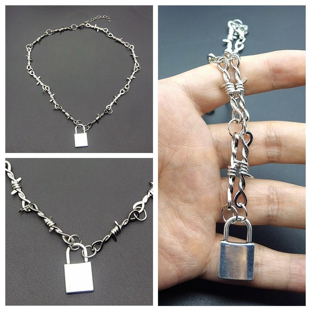 Vòng Cổ Choker Dây Gai Nhỏ Phong Cách Punk Rock Cá Tính ME