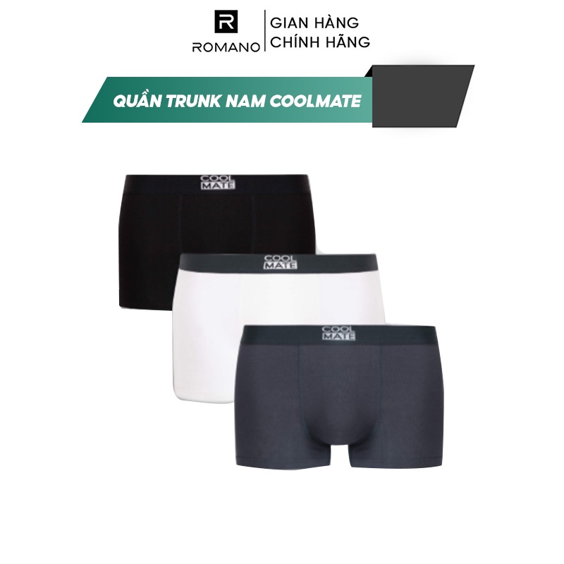 [GIFT] Quần lót nam dáng Trunk Bamboo kháng khuẩn Coolmate (giao màu ngẫu nhiên)