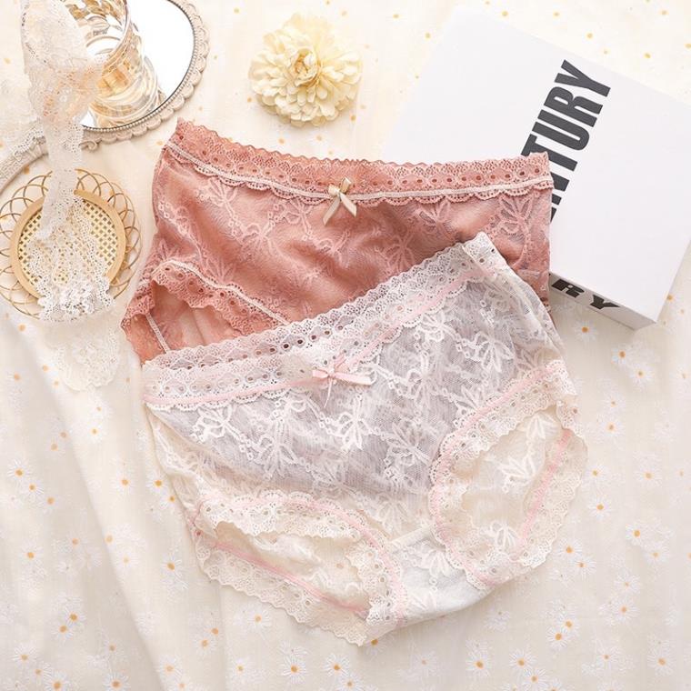 Quần Lót Nữ Softie ❤️ Tàng Hình Xuyên Thấu Ren Hoa Cao Cấp 2033