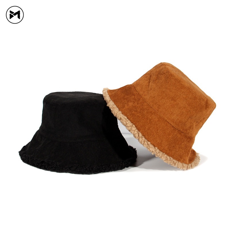 Nón Tai Bèo Vải Nhung Dày Hai Mặt Giữ Ấm Thời Trang Thu Đông Hàn Quốc 2022