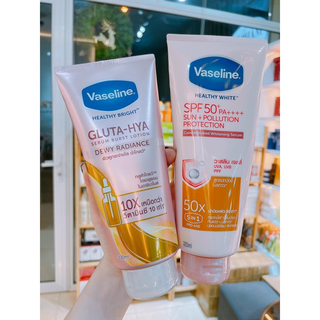 (330ml - Mới 2021) - VASELINE DƯỠNG THỂ GLUTA HYA