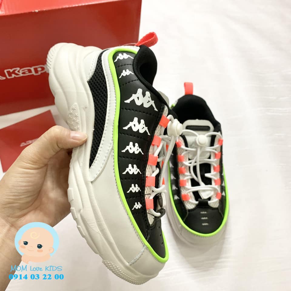 Giày KAPPA đen phối xanh