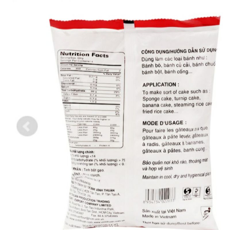 Bột gạo vĩnh thuận gói 400g