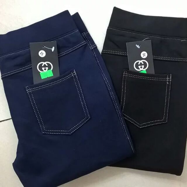 Quần Legging giả jean 4 túi có size 5XL cho bạn dưới 80kg | BigBuy360 - bigbuy360.vn