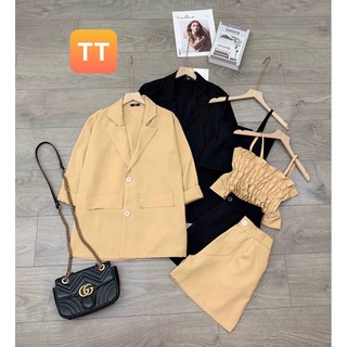 Sét Vest 3 Món Quần Đùi