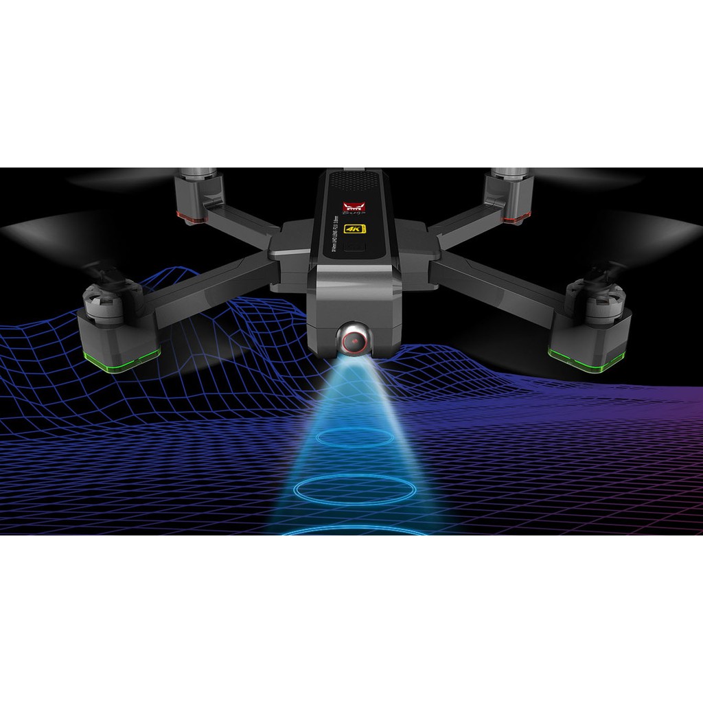 Flycam Drone MJX Bugs 4W PRO 4K Ultra HD Camera 8M GPS 5G Wifi , Cảm biến bụng 2 đèn flash