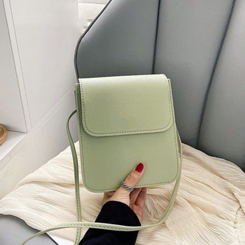 Túi đeo chéo IELGY nhiều ngăn đựng điện thoại phong cách Hàn Quốc thời trang cho nữ