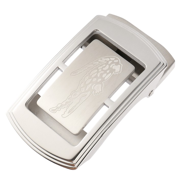 Dây Thắt Lưng Nam Da Bò Cao Cấp -Dây Nịt Nam SFDN040ISB-Mặt Khóa Inox 316 Nguyên Khối & Da Bò,BH 12 Tháng